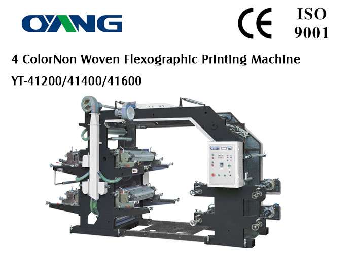 Μη υφαμένη μηχανή εκτύπωσης τσαντών Flexographic τέσσερα χρώματα