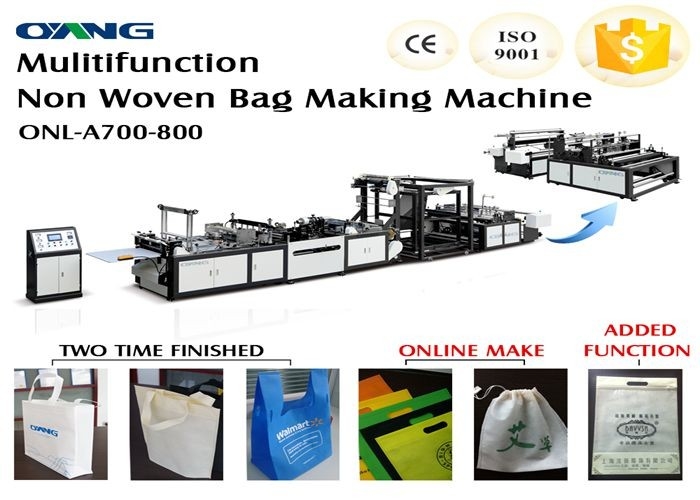 Αυτόματη μη υφαμένη τσάντα που κατασκευάζει τα μηχανήματα για την επίπεδη τσάντα/την τσάντα μπλουζών