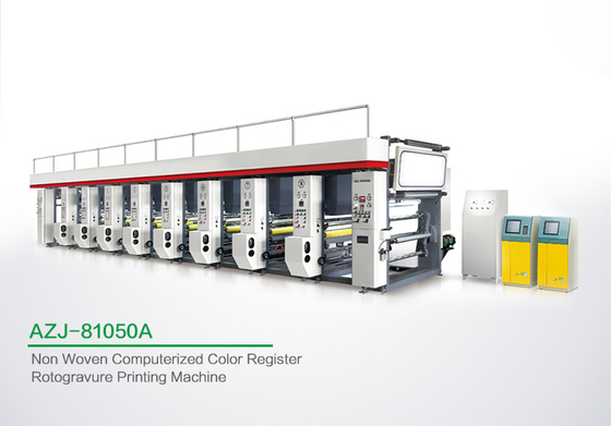 Ισχυρή Rotogravure 8 χρώματος μηχανή εκτύπωσης για μιά φορά μέσω της συνεχούς εκτύπωσης 1250 ΚΚ