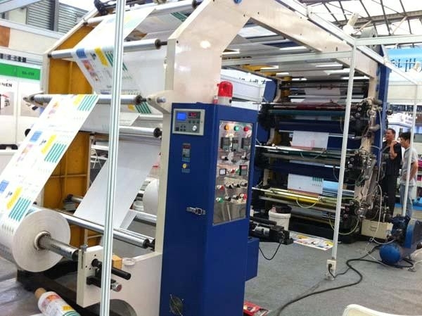 Πλαστικό πολυαιθυλενίου εκτύπωσης μηχανών εκτύπωσης Flexo υψηλής ταχύτητας